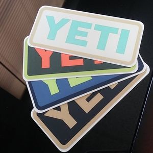 4 Yeti stickers